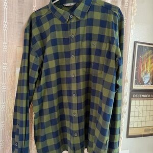 Stio Miter lightweight flannel in green size XL